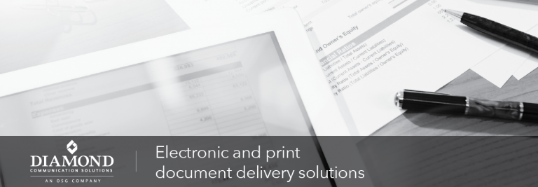 Electronic and print document delivery solutions